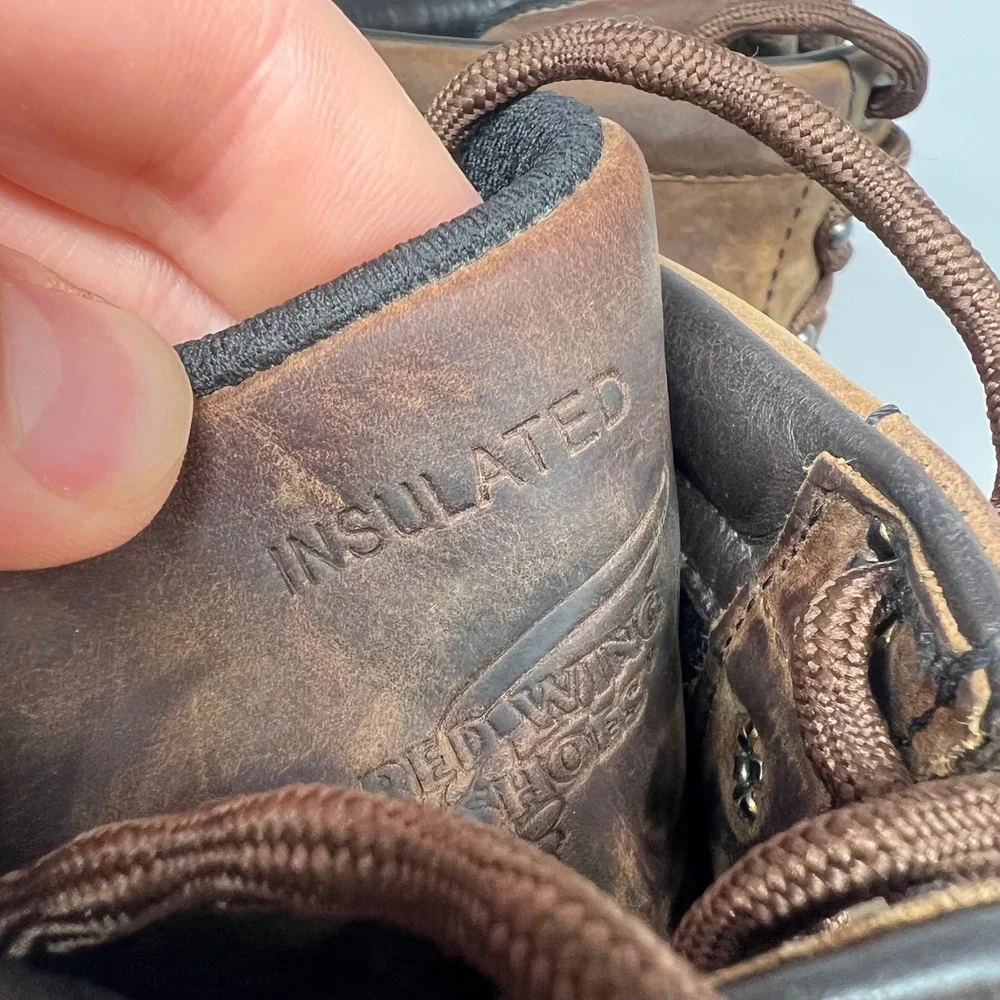 Red Wing 2219 Mens 10.5 D Insulated Waterproof Steel Toe Loggermax 9